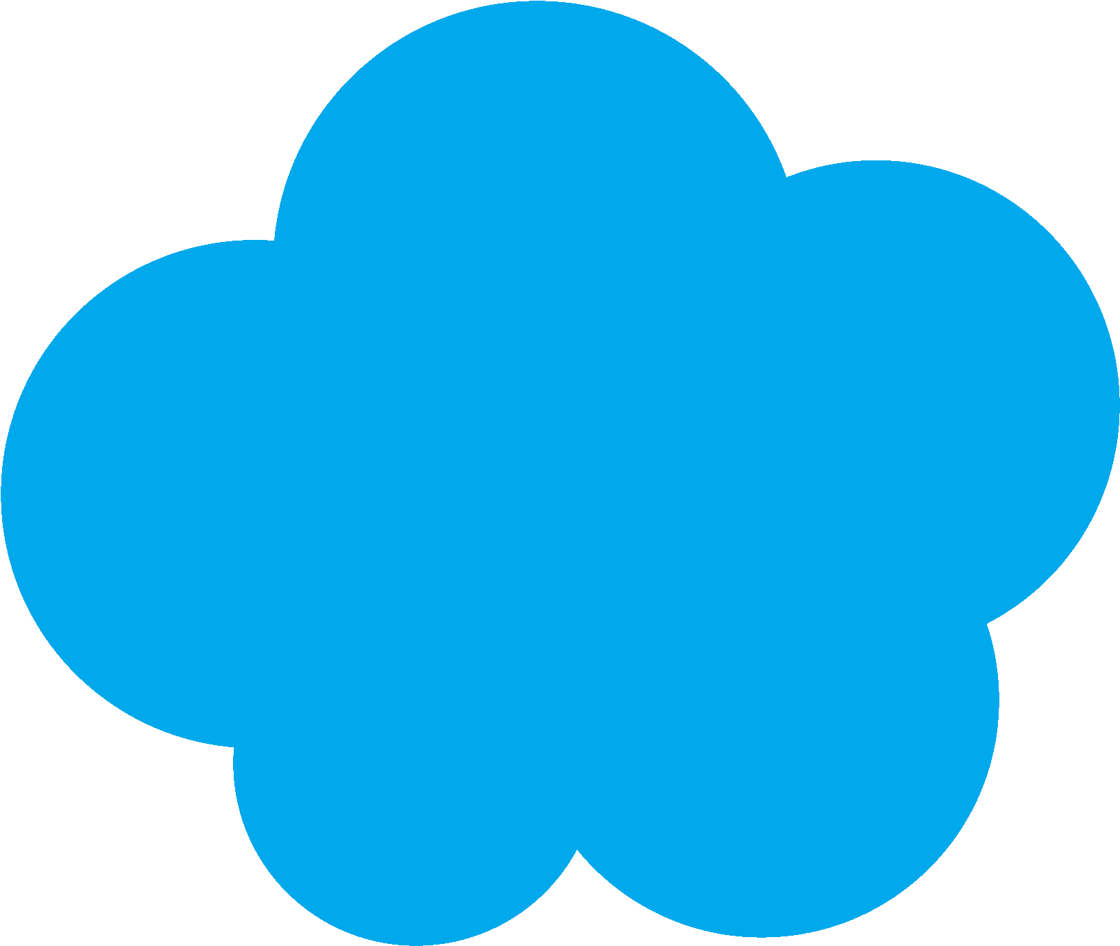 Cloud Template The Fault In Our Stars - Transparent Blue Circle (1669x1415)