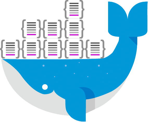 Docker For Private Clouds The First And Only Open Source - Whale (572x471)