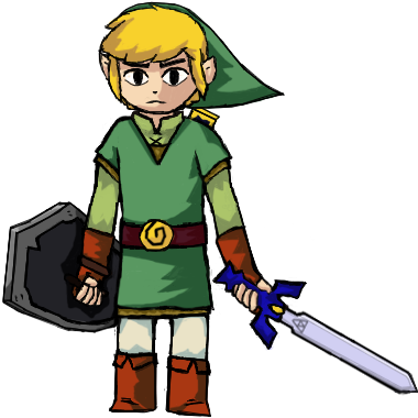 Adult Toon Link - Adult Toon Link (392x406)