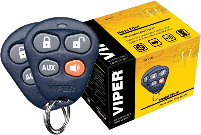 Viper 1 Way Keyless Entry System Bulldog Remote Starter - Viper 1 Way Alarm (750x750)