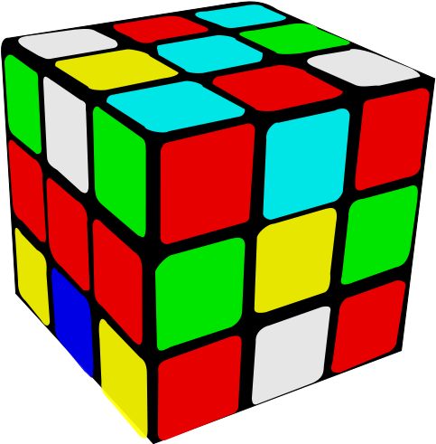 Toy Clipart Rubix Cube - Slolve A Rubiks Cube (494x494)