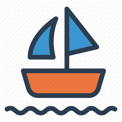 Sailboat Clipart Waterways - Sail (512x512)