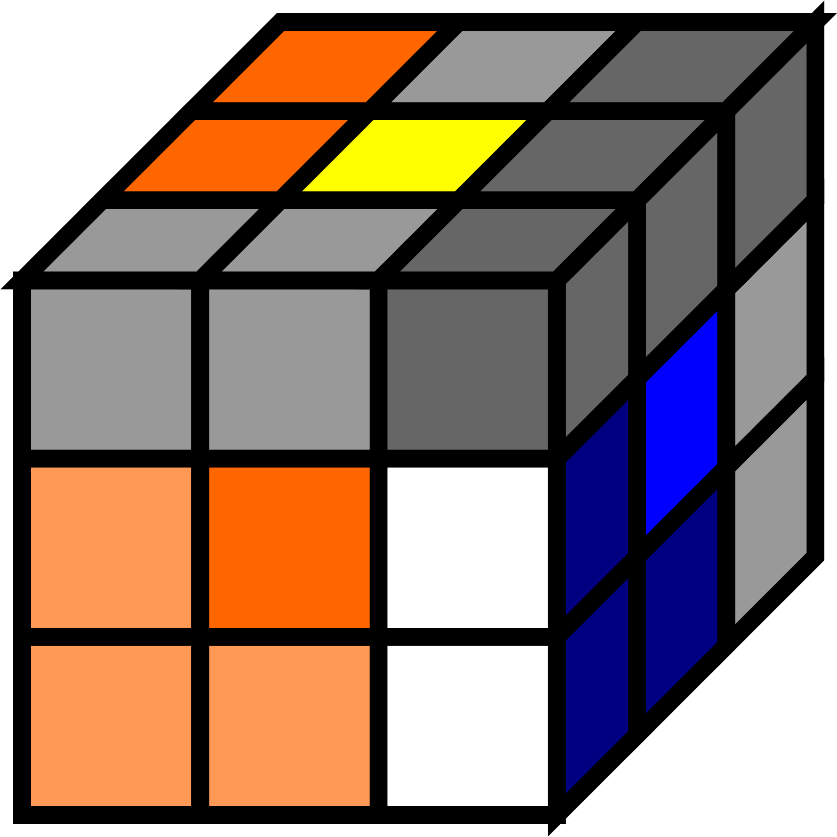 Open - Rubik's Cube (2000x2000)
