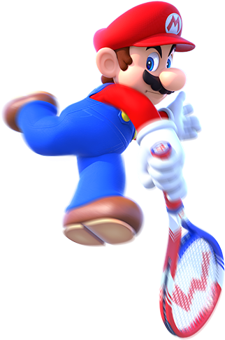 Compete With Friends In The Multiplayer Mario Tennis - Mario Tennis Ultra Smash Mario (360x490)