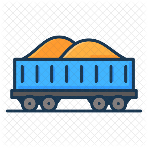 Coal Container Icon - Intermodal Container (512x512)