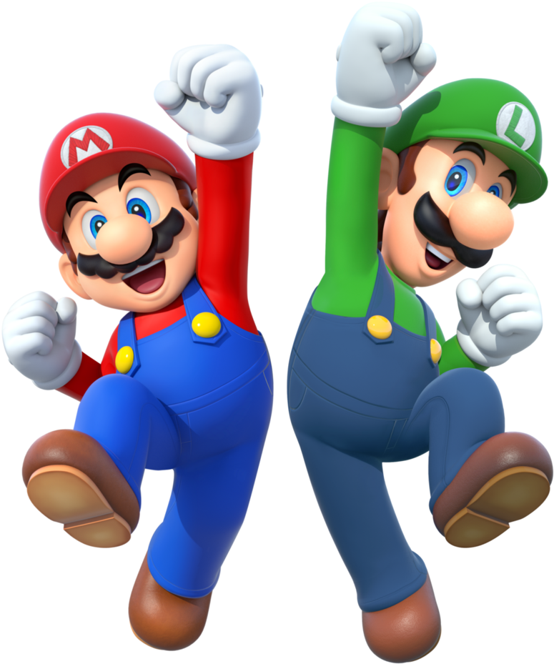 Mario And Luigi Png Image - Super Mario And Luigi (801x997)