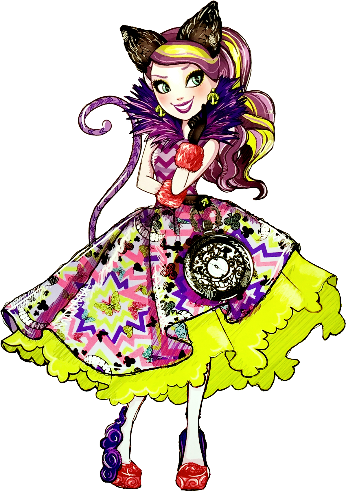 Image - Ever After High Way Too Wonderland Kitty Cheshire (1262x1746)