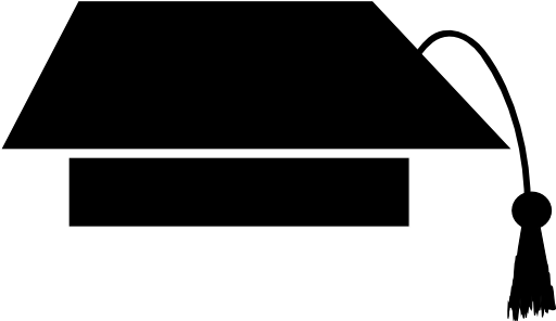 Graduation Cap Icon - قبعة تخرج Logo Png (512x296)