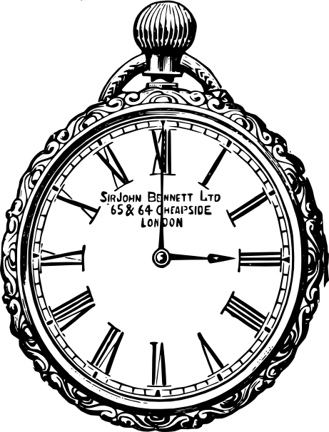 Old Clock Drawing At Getdrawings - Antique Clock Drawing (461x606)