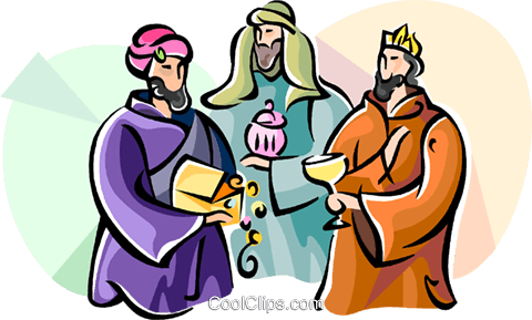 3 Wise Men Epiphany Royalty Free Vector Clip Art Illustration - Three Wise Men Gifts (1188x700)