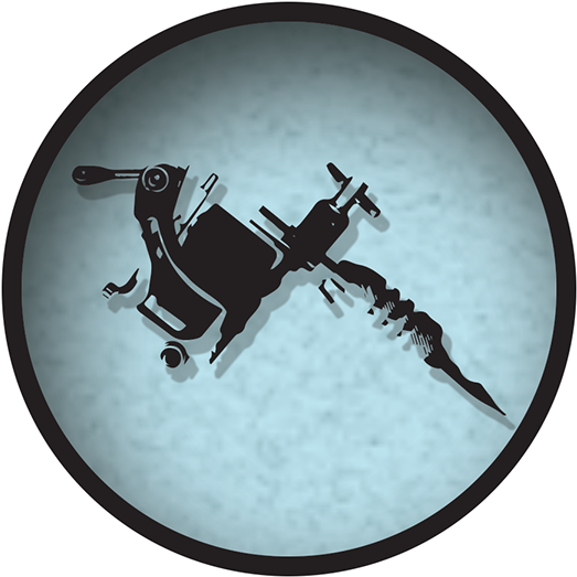 Tattoo Machine Logo On Behance Tattoo Machine Drawing - Tattoo Machine Logo Png (600x600)