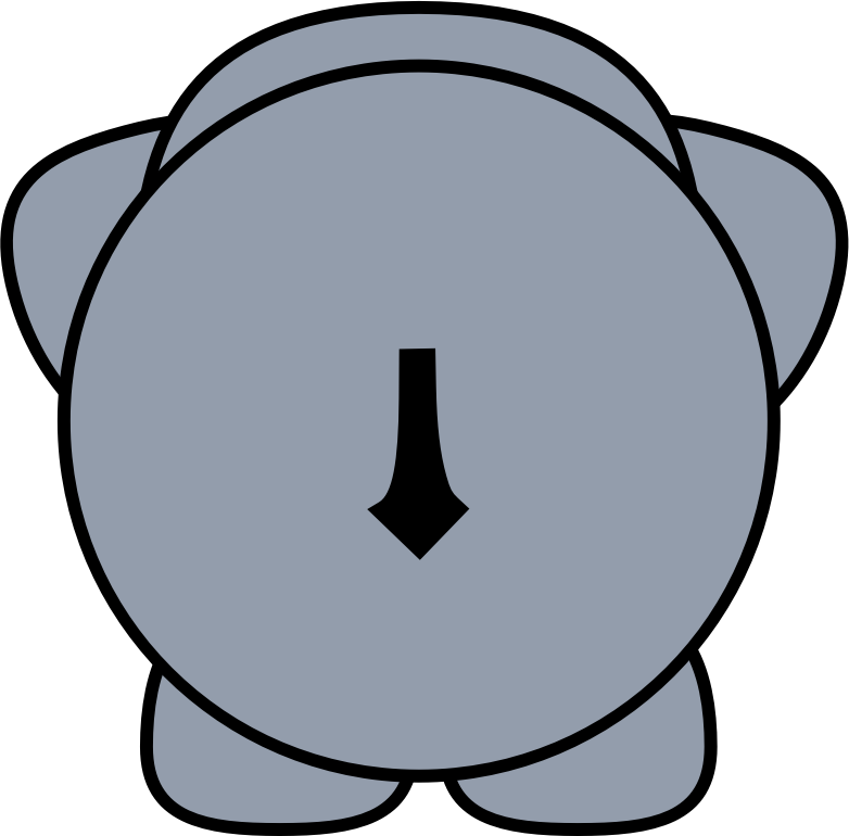 Clipart Elephant 2 Back - Horizon Observatory (782x770)