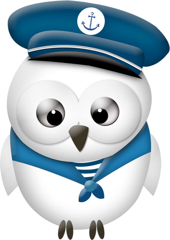 Sailor Owl Clipart (725x1024)