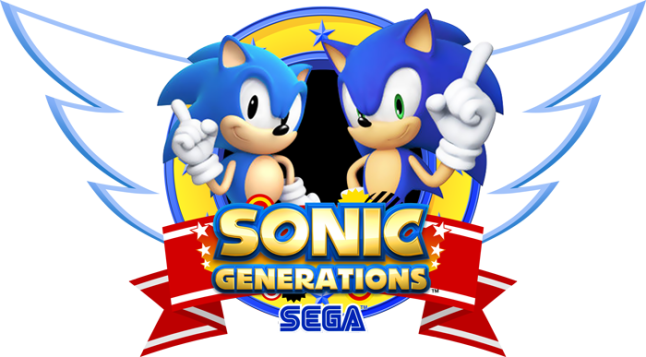 Sonic Generations - Sonic Generations Logo (646x357)