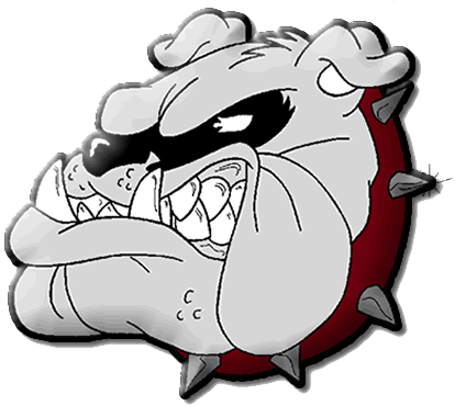 West Allis Central - Tom And Jerry Bulldog (414x370)