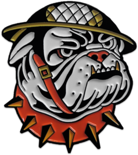 'rorke Bulldog' Lapel Pin - Lapel Pin (465x480)