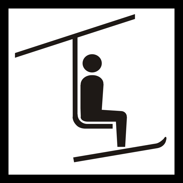 Pictogram Chair Lift - Ski Lift (768x768)