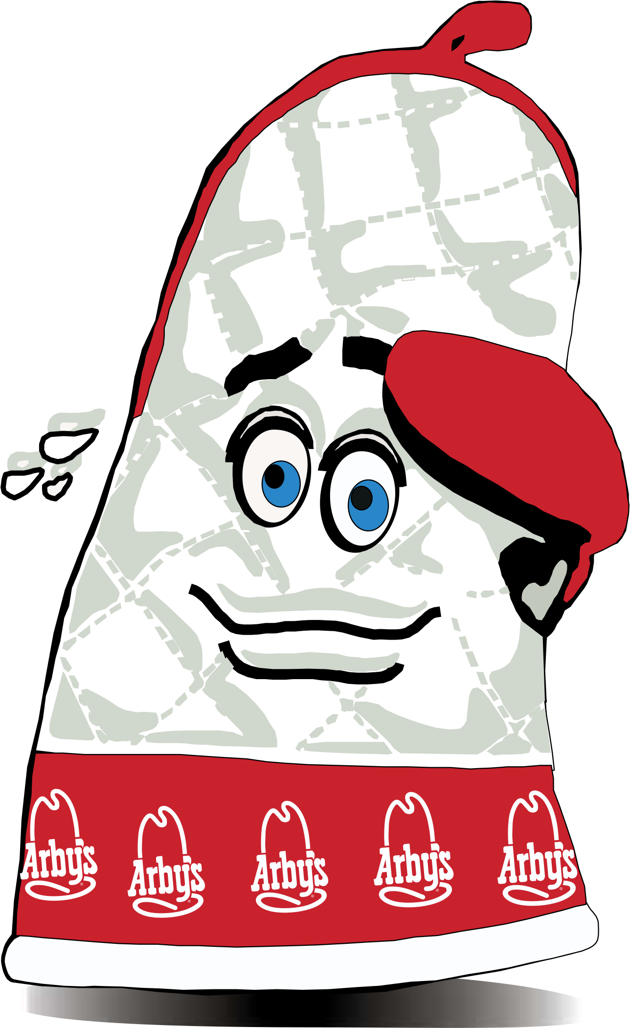 Arby S Oven Mitt Logo Png Transparent - Arby's (2400x2400)