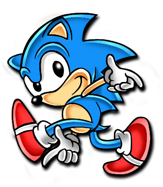 Sonic Adventure Sonic Cd Clip Art - Classic Sonic In Sonic Adventure (461x447)
