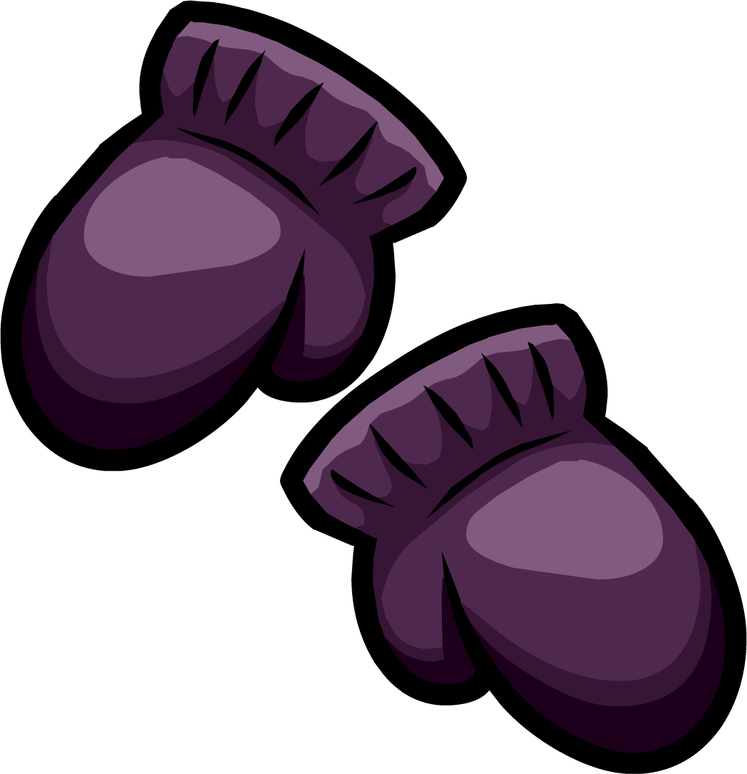 Purple Clipart Mitten - Purple Mittens Clip Art (1048x1085)