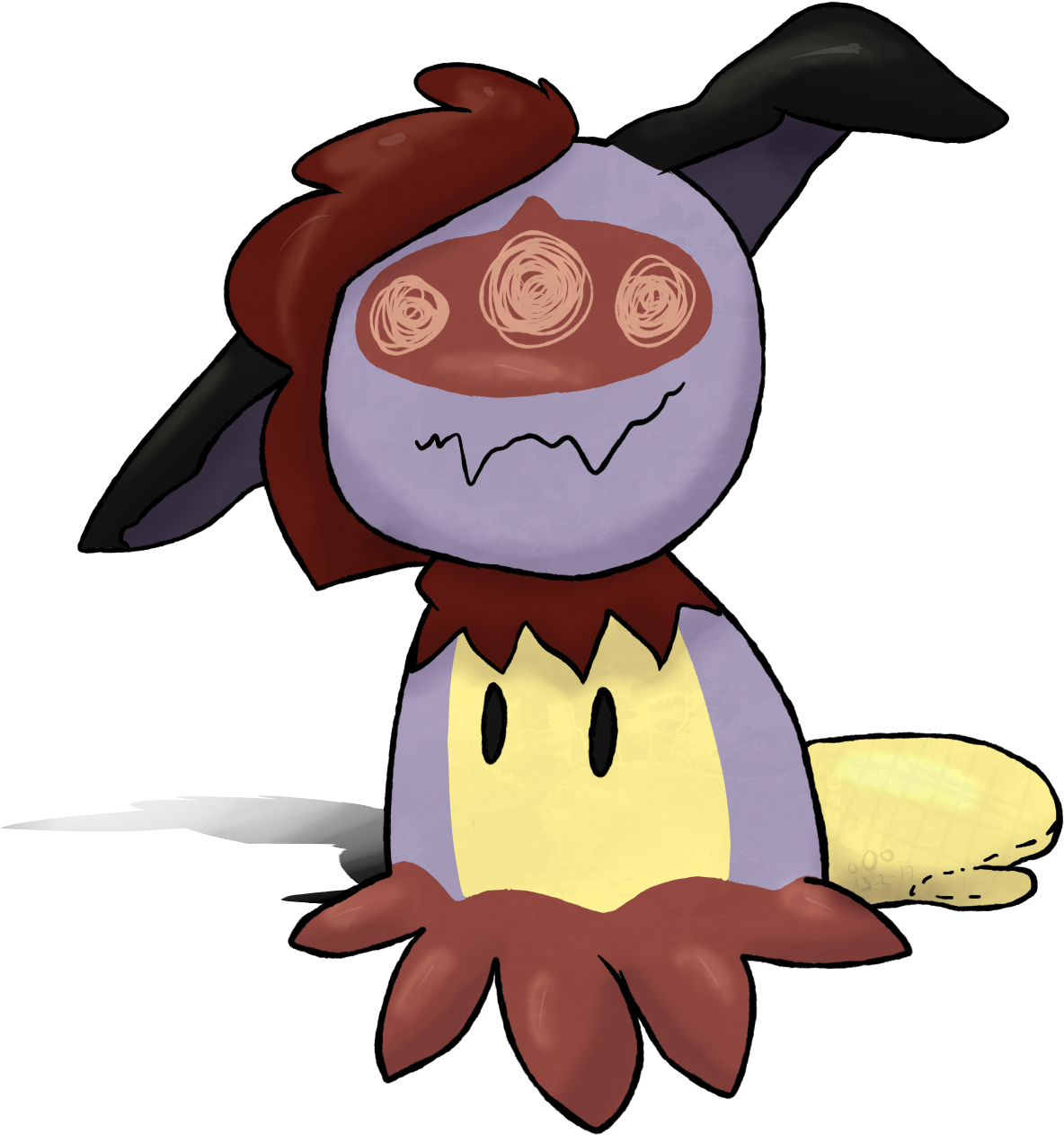 Dank Mimikyu By Darkaos Zombispitz Dank Mimikyu By - Cartoon (1500x1500)