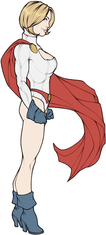 Power Girl By Orr-malus - Cartoon (477x850)