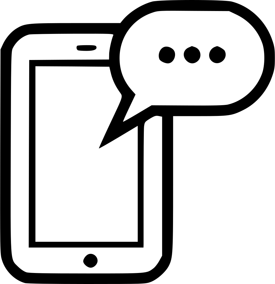 Device Chat Smartphone Bubble Comment Phone Comments - Device Chat Smartphone Bubble Comment Phone Comments (952x980)
