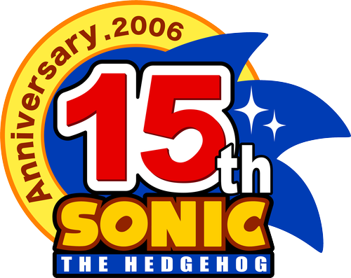 500px Sonic 15th Anniversary - Sonic The Hedgehog 15th Anniversary (500x397)