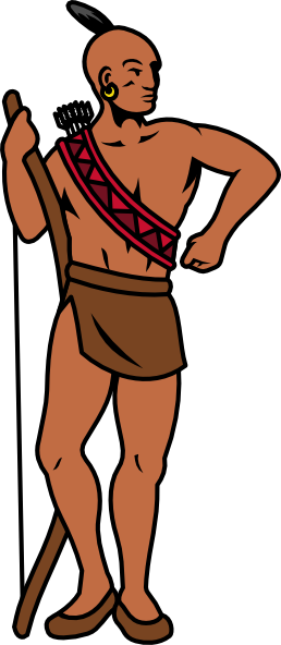 Native American Clip Art Native American Drum Color - Native American Clip Art Native American Drum Color (258x592)