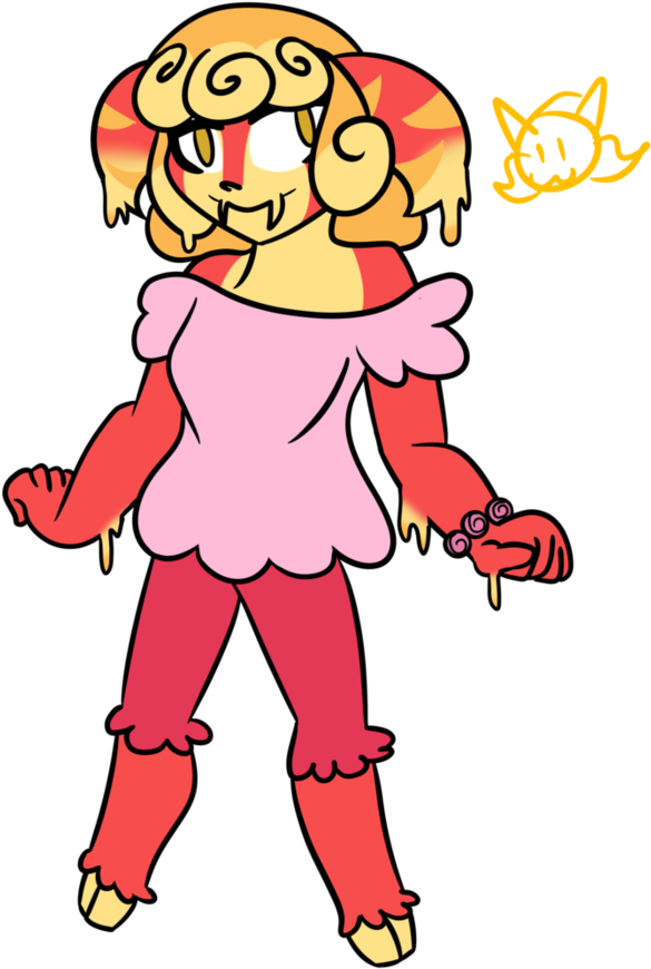 Slime Girl - Cartoon (894x894)