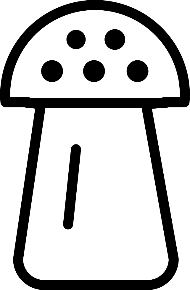 Salt Shaker Outline Comments - Kitchen Utensil (642x980)