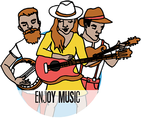 Adult Festival Ticket - Drawing (472x398)