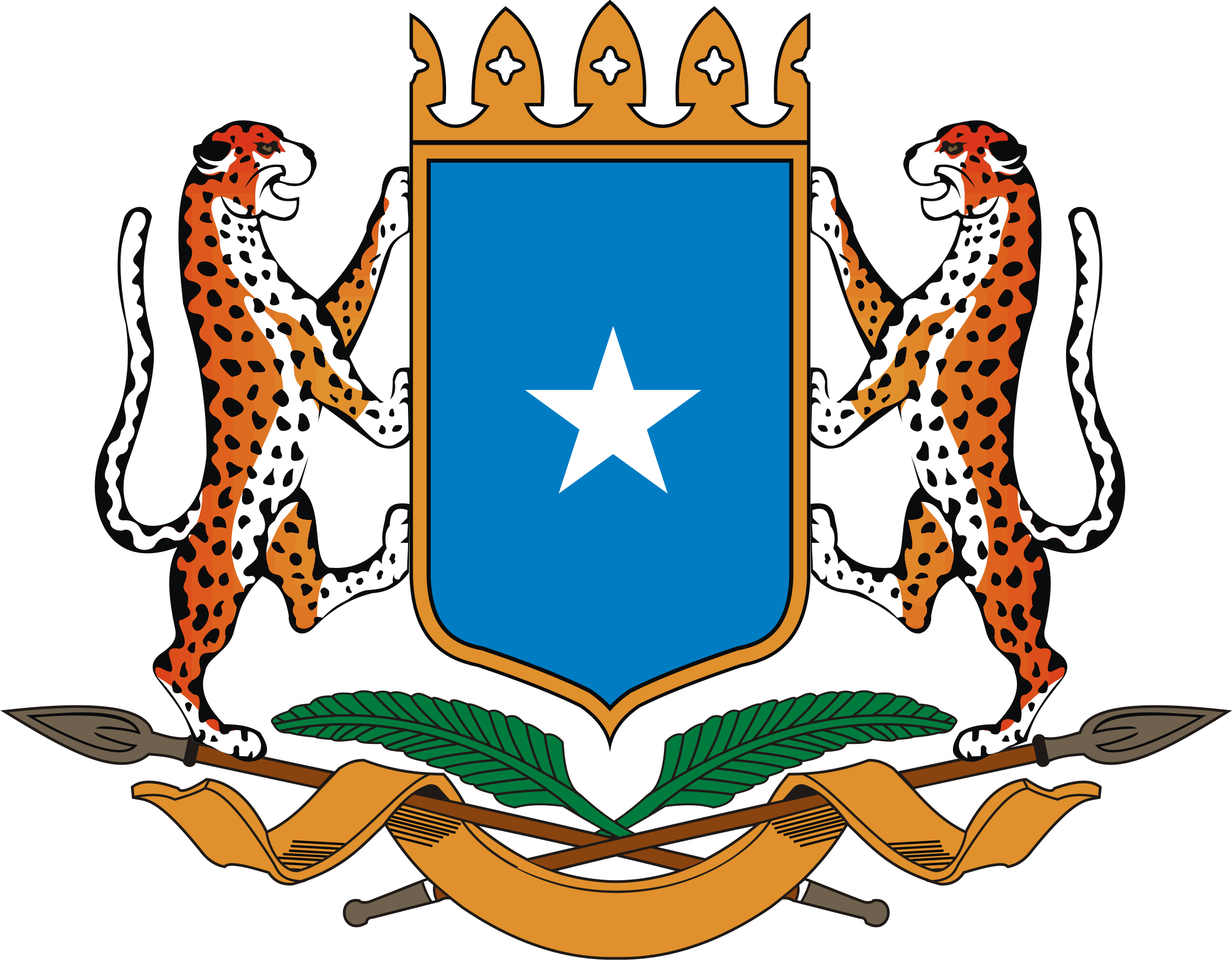 Agaasime Wasaaradeed Oo Loo Xirey ”xatooto Xoolo Dadwayne” - Somalia Coat Of Arms (2331x1817)