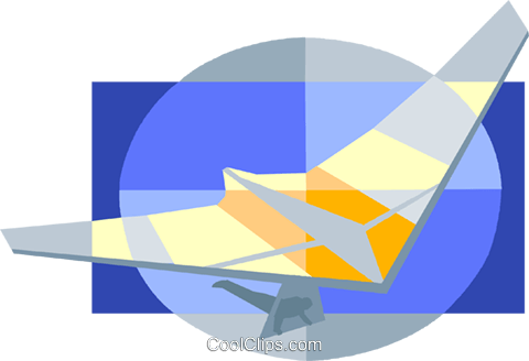 Hang Gliding Royalty Free Vector Clip Art Illustration - Product (480x328)