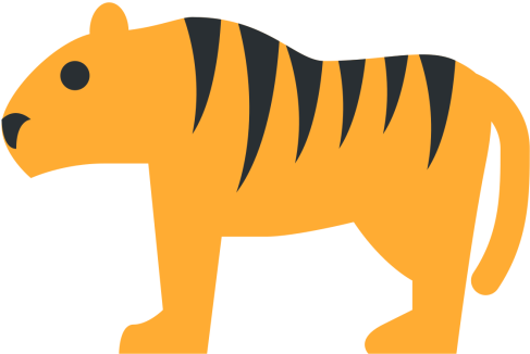 Tiger, Wild, Animal, Forest, King Icon - Tiger2 Emoji (512x512)