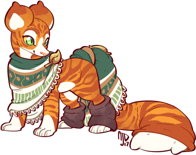 Pillowing Forest Wanderer By Clovercoin - Cartoon (700x537)