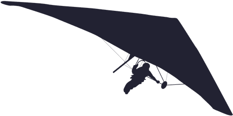 Why Fly A Hang Glider - Hang Gliding Silhouette Png (512x512)