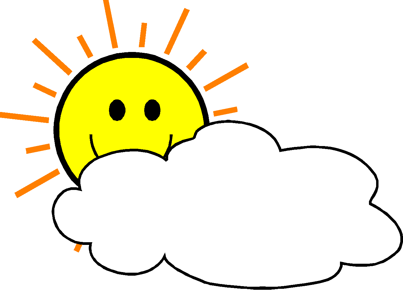 The Sun And Cloud - Sun And Cloud Gif (1349x971)