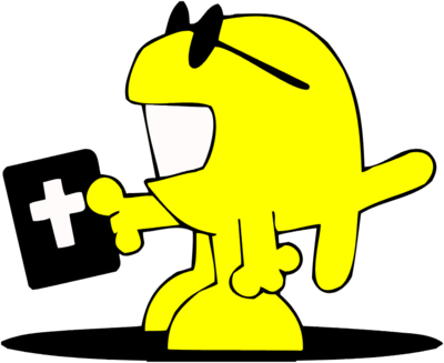 Smiling Bible Fish - Smiling Bible Fish (400x327)