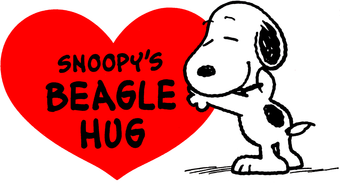 Snoopy's Beagle Hug By Bradsnoopy97 - Snoopy Hug (1165x686)