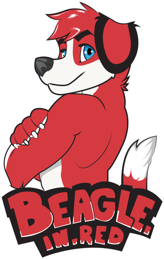 Handsome Beagle By Artwork-tee - Beagle In Red (766x1044)