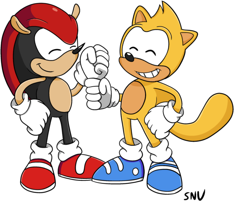 The Boys Are Back In Town By Seganintendoubisoft - Cartoon (850x939)