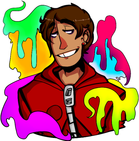 “ [slides In A Drawing Of Self] I Was Bored And Then - Cartoon (500x500)