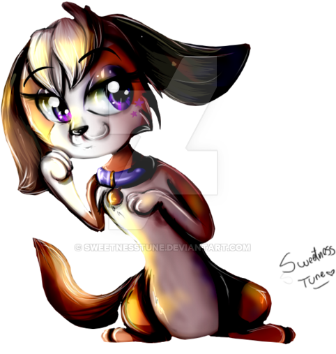 Heidi The Beagle By Sweetnesstune - Cartoon (600x705)