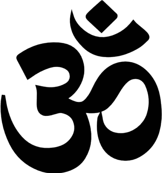 Om Symbol Decal Yoga Clip Art - Simbolo Om Png (580x577)