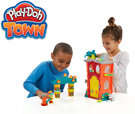 Play-doh Town - Play Doh Town Png (459x387)