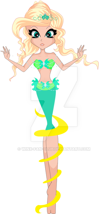 Coral Mermaidix Transition By Winx Fan Club - Cartoon (400x736)