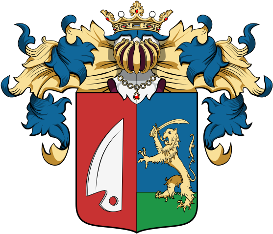 Coa Hungary Town Köcsk Big - Brasão Familia Garrido (564x486)