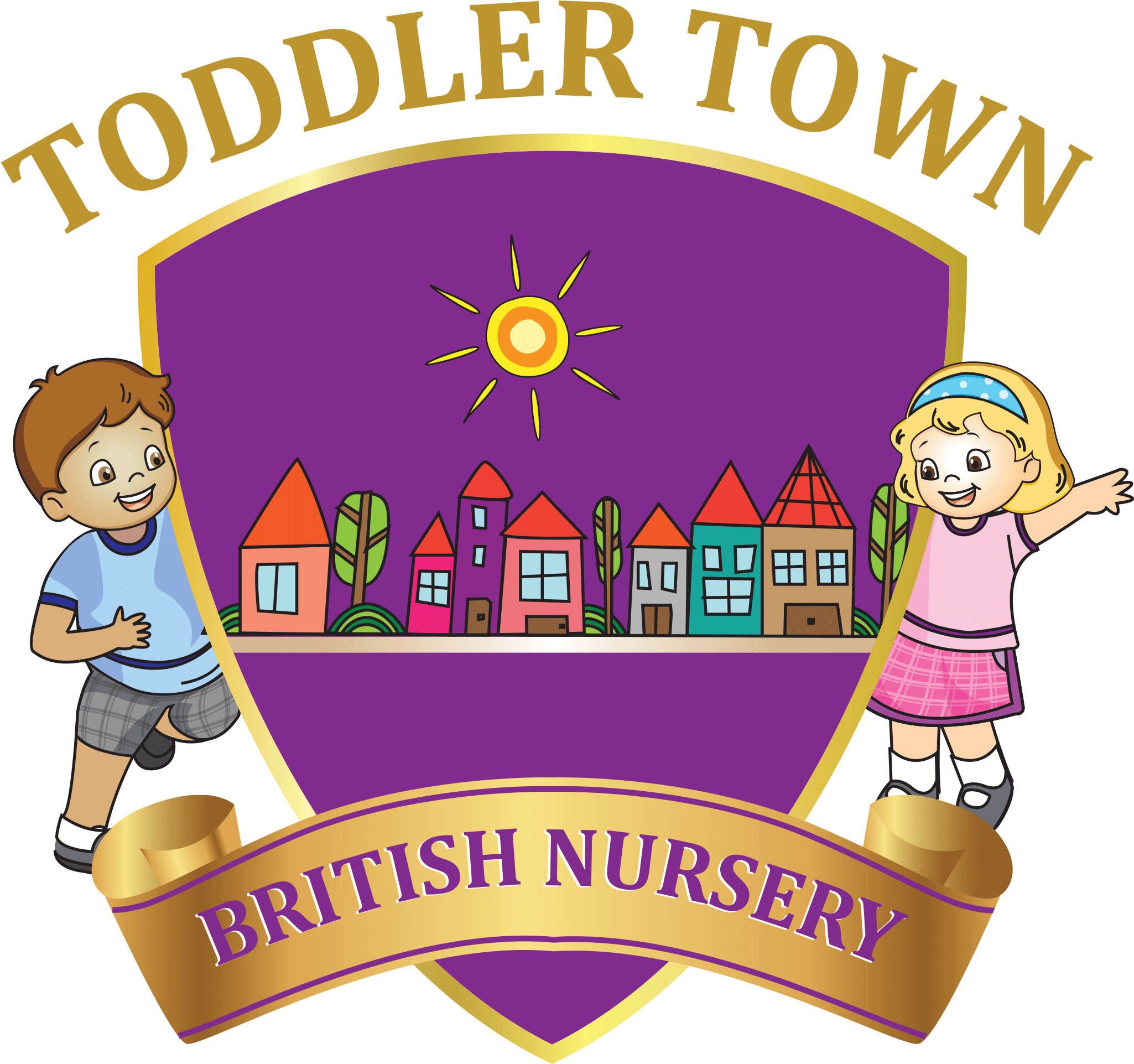 Toddler Town British Nursery Logo 2 By Laura - Toddler Town (2128x2080)