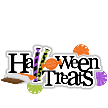 Halloween Treats Svg Scrapbook Title Svg Cutting Files - Clip Art (432x432)